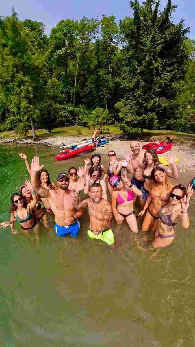 Kayak/SUP experience at the Qualba waterfalls – Lake Orta thumbnail 2