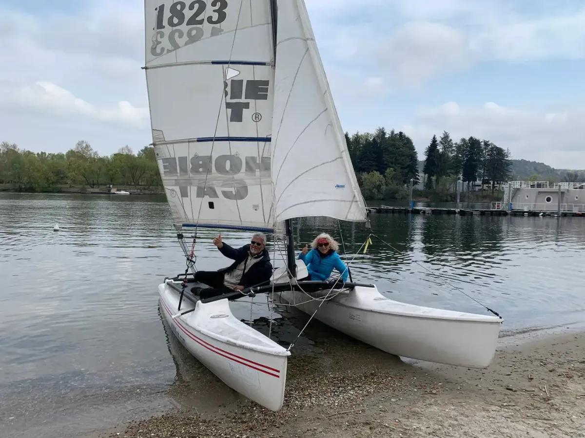 Sailing Catamaran Experience on Lake Maggiore