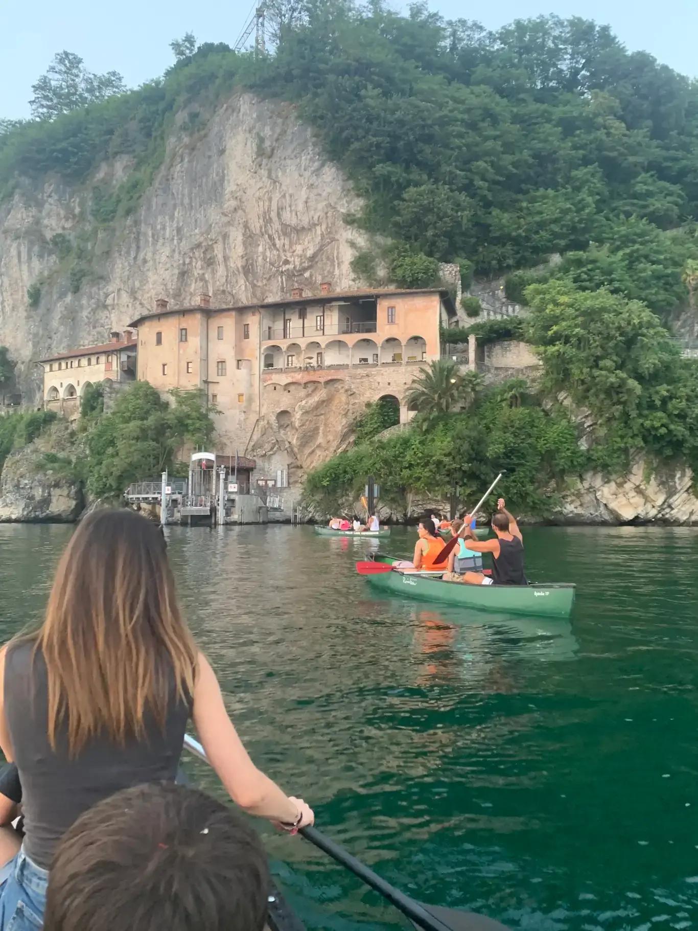 Canadian Canoe Tour to Santa Caterina on Lake Maggiore