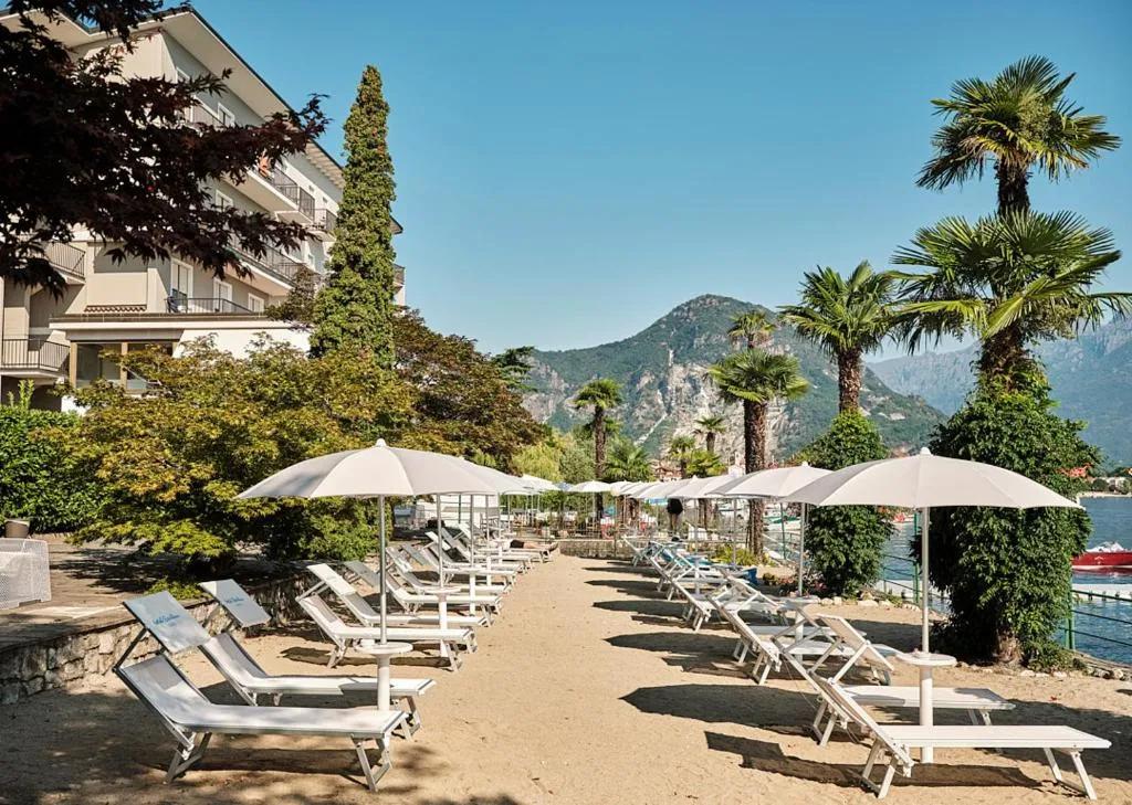 A full day in a private beach on Lake Maggiore