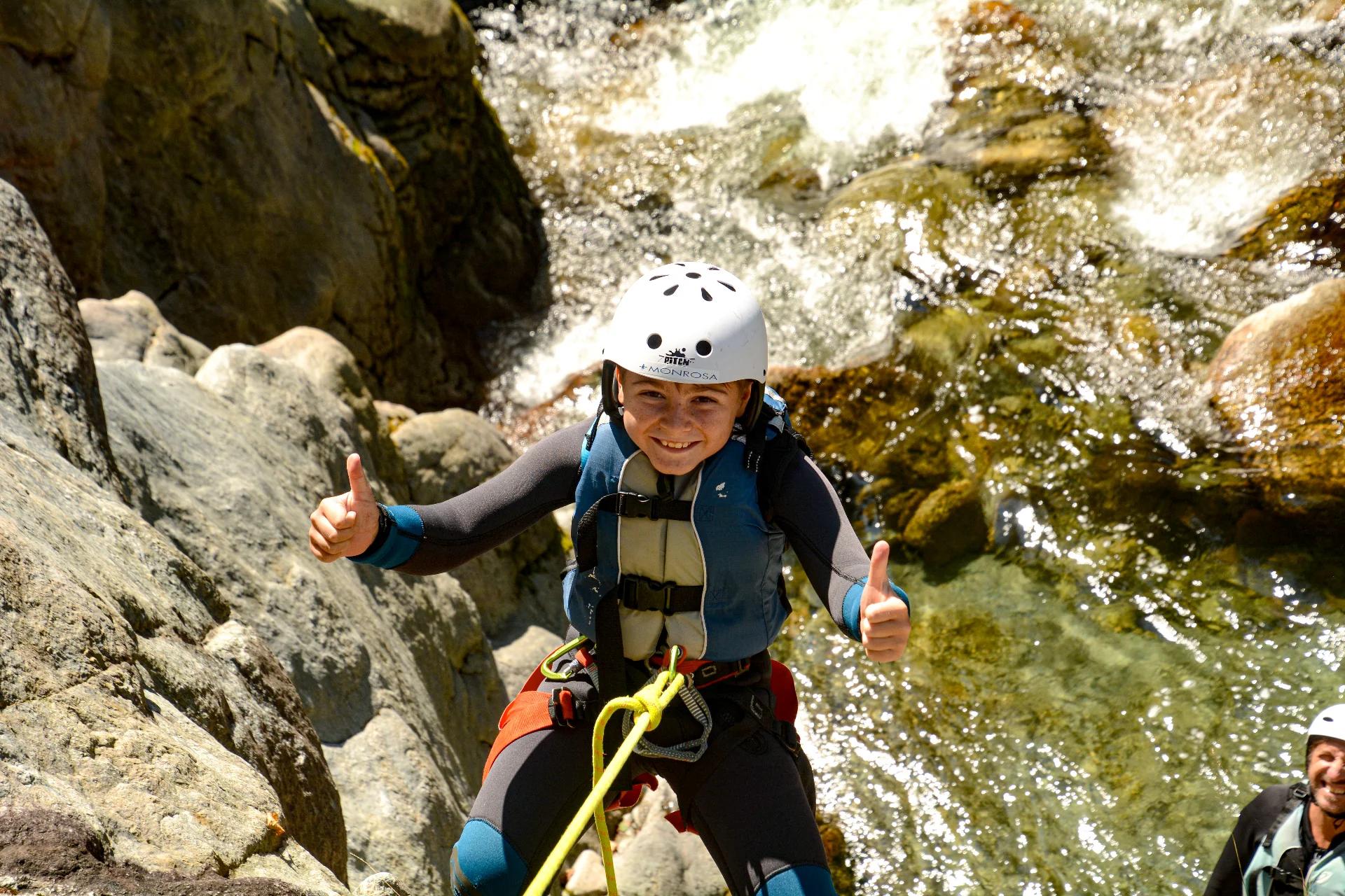 Family Canyoning Adventure on the Sermenza Stream