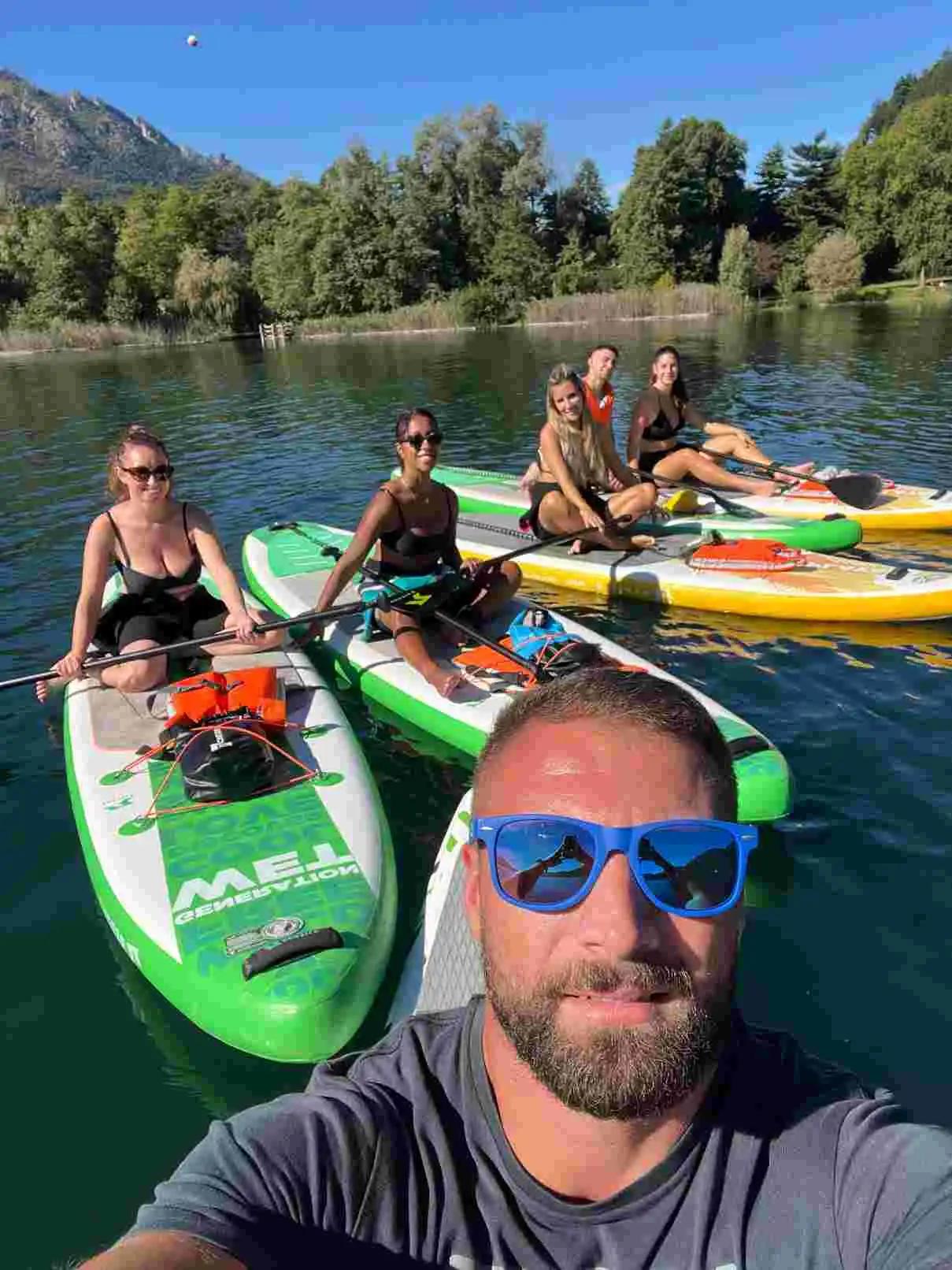 Kayak/SUP experience at the Qualba waterfalls – Lake Orta